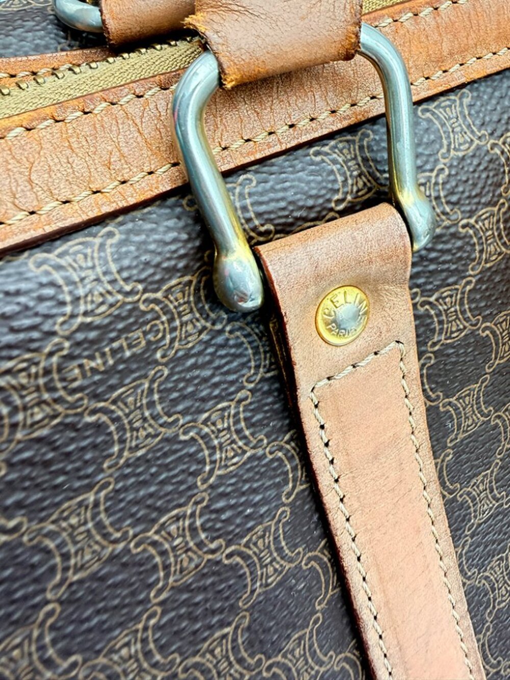 Celine Vintage Top Handle Bag - Picture 8 of 14